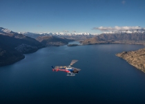 The Helicopter Line flying over the Wakatipu