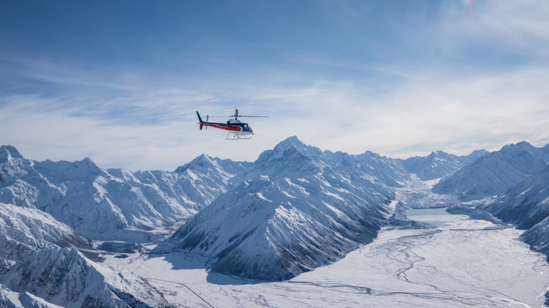 The Helicopter Line Mount Cook Glacier Scenic Flight
