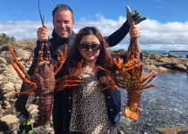 The Helicopter Line Queenstown - Fresh Crayfish Caught For Your Lunch
